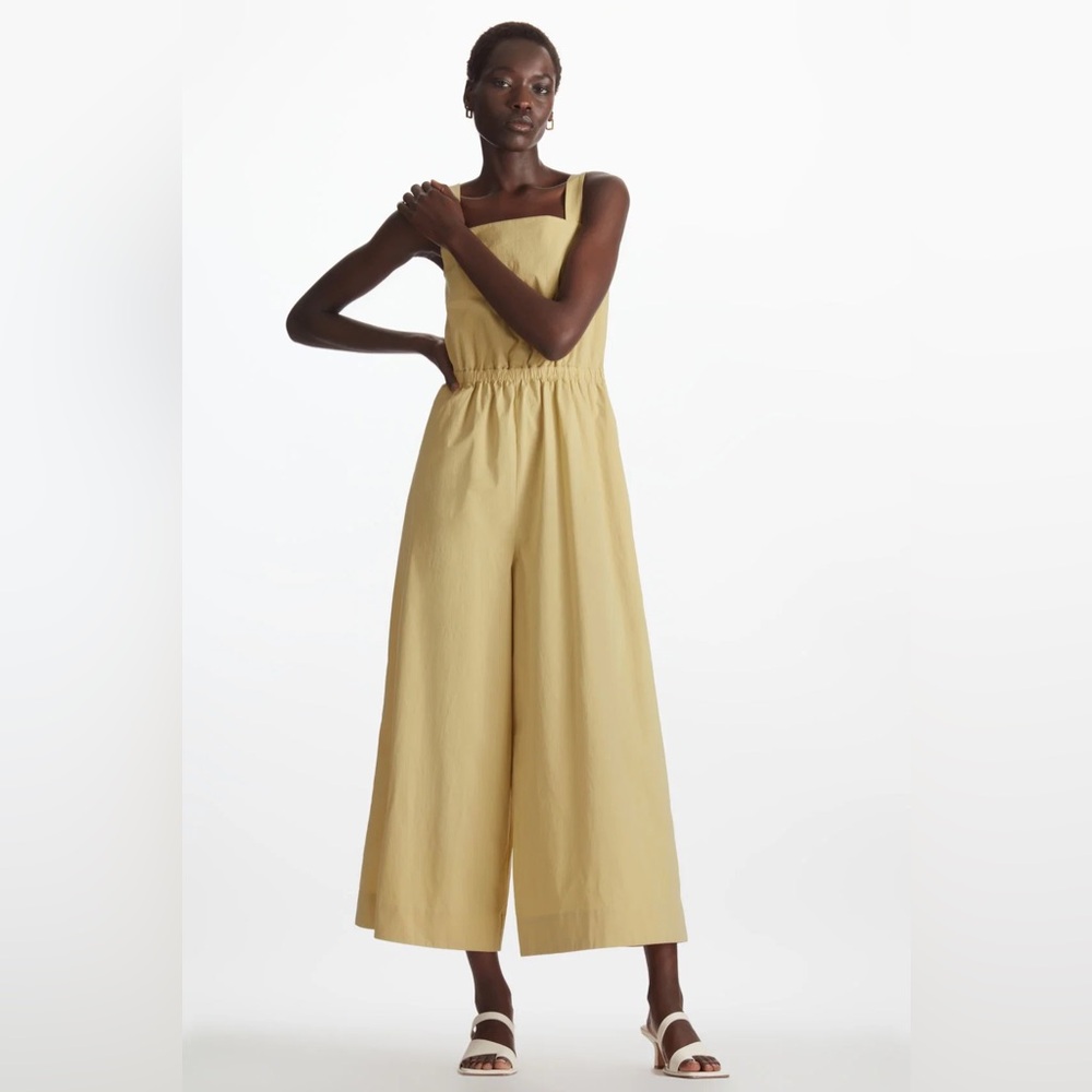 COS Wide Leg Jumpsuit in Almond Butter XS NWOT